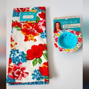 NEW Pioneer Women Dish towels and Dish sink strainer